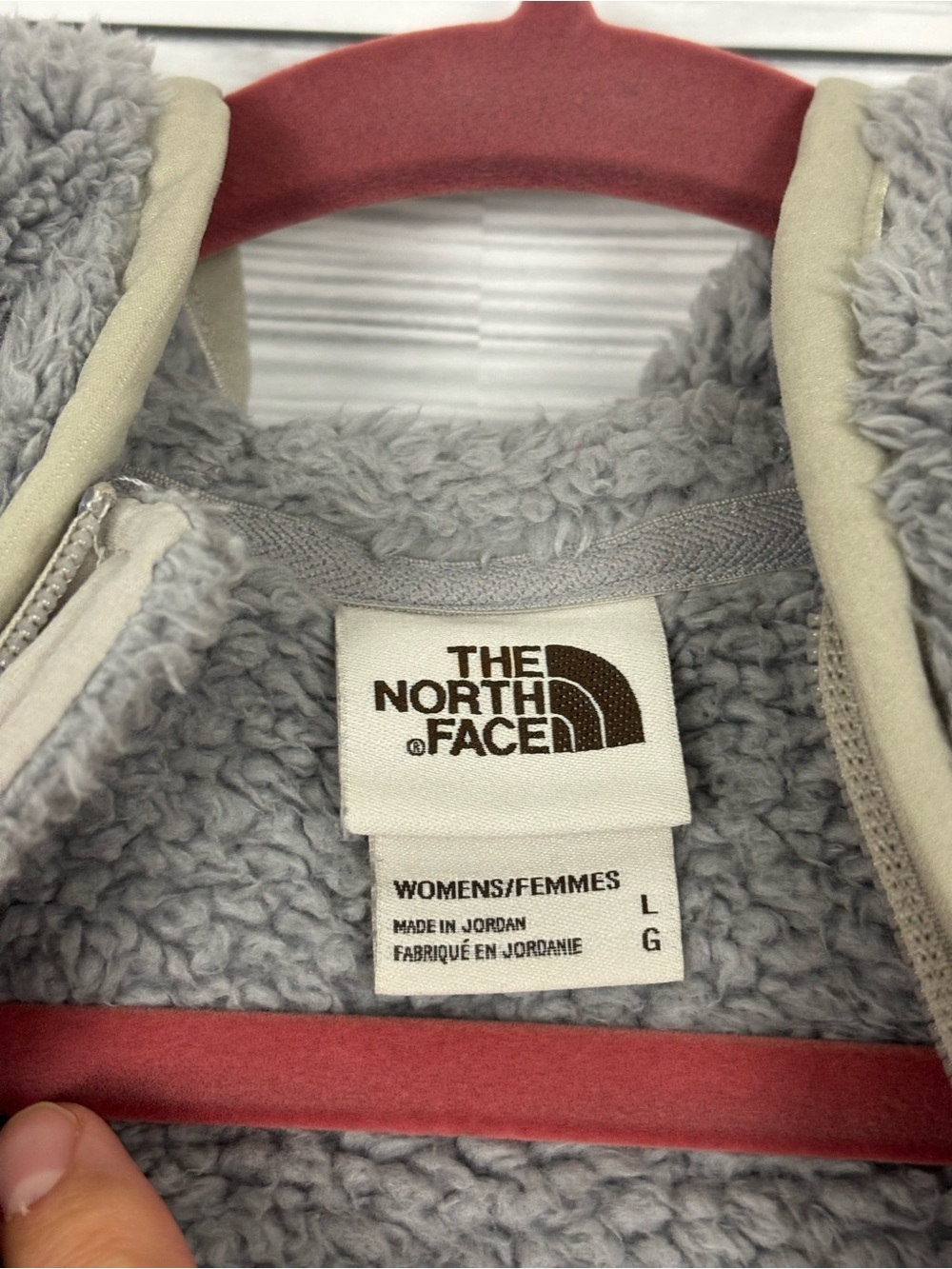 The North Face Campshire Sherpa 1/2 Zip Pullover Hoodie Gray Size Large - Picture 5 of 10